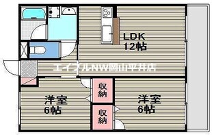 サンガーデン福富ＥＡＳＴの物件間取画像